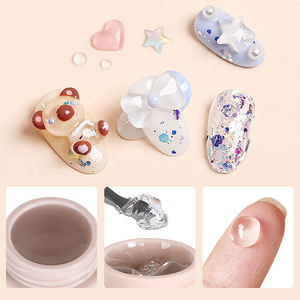 HONEY GIRL Doux Solide Argile Ongles UV <span class=keywords><strong>Gel</strong></span> Blanc/Clair Sculpté 3D Pincer Modèle <span class=keywords><strong>Gel</strong></span> Polonais PVC <span class=keywords><strong>Manucure</strong></span> Tremper Colle <span class=keywords><strong>De</strong></span> Moulage Universelle - Product Image 1