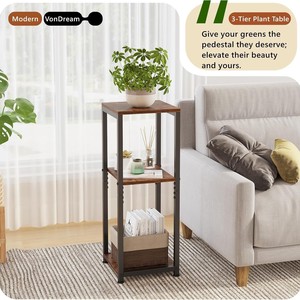 <b>Tall</b> indoor plant stands, 3-tiered plant <b>tables</b>, multiple indoor corner plant stands, indoor plant side <b>tables</b>. - Product Image 3