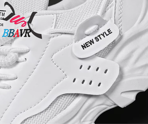 Zapatos Deportivos Casuales de Verano para Hombre 2025, Nuevos Zapatos de Trabajo Negros Transpirables con Diseño de Malla, Suela Gruesa de PU, Aumentan la Altura, Zapatos de Seguridad Laboral - Product Image 5