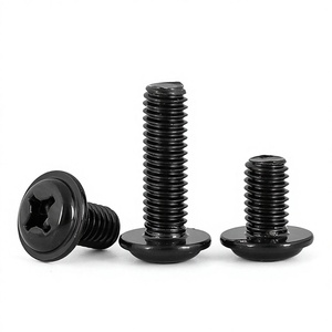 Vis de machine en fer zingué Dingxin Classe 8 A2, filetage standard, diamètre de la tête 10mm/12mm, M2.5 et M6 - Product Image 4