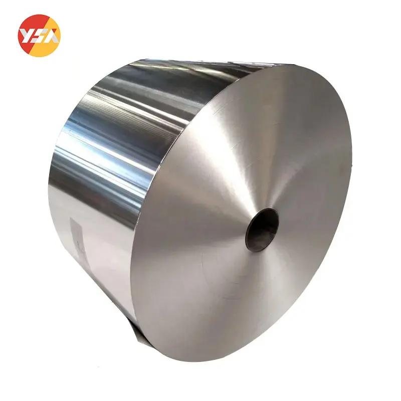 Fabricant de rouleaux jumbo en papier aluminium 8011/8006/8079 Conteneur industriel en papier aluminium Jumbo Roll