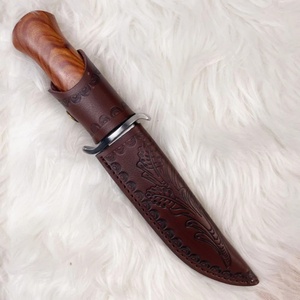Cuchillo de Supervivencia para Camping, de Alta Dureza, con Mango de Madera, Hoja Fija, para Caza y Senderismo, Venta al Por Mayor - Product Image 6