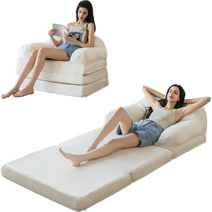 Matelas pliable multifonctionnel en éponge pour étudiants, pour dormir au sol au bureau, avec rembourrage en coton - Product Image 1