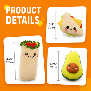 Wholesale Custom Available Multiple Choice Lunch Food Pet Squeaky <b>Plush</b> Dog Toy - Product Image 6