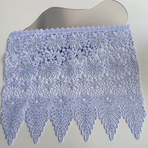 Fabricante, venta al por mayor, gran oferta, tela de poliéster 100%, tela de encaje bordado con patrón de flores y pájaros - Product Image 2