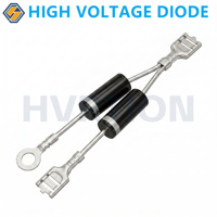 Diode redresseuse haute tension HV-6X2P1A pour four à micro-ondes et unité de chauffage industrielle domestique, diode à double protection