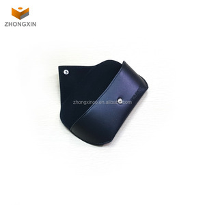 Noir logo <span class=keywords><strong>personnalisé</strong></span> <span class=keywords><strong>étui</strong></span> à lunettes en cuir pu lunettes de soleil petit boîtier <span class=keywords><strong>rigide</strong></span> - Product Image 1