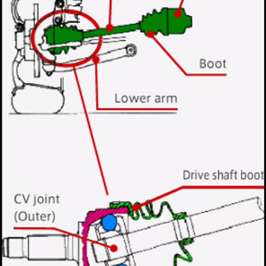 GJF Auto Repuestos eje para Honda Accord CP2 CP1 en <span class=keywords><strong>08</strong></span>- CU2 C-HO104-8H - Product Image 3