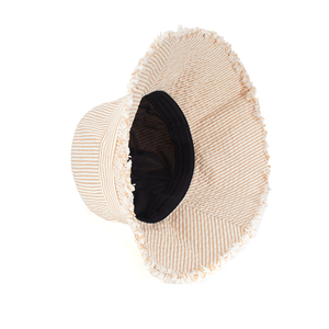 หมวกปีกสีชมพูขนาดใหญ่สำหรับผู้หญิงหมวกชาวประมงสีเบจหมวกตกปลาลำลองสำหรับใส่ตกปลากลางแจ้งป้องกันแสงแดดตามสั่งฤดูร้อน - Product Image 4