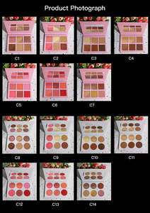 Palette Blush Viso 6 Colori all'Ingrosso, Trucco Naturale Compatto, Polvere Pressata Rosa, Cambio Colore Duraturo, Etichetta Privata - Product Image 6