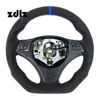 Volant en daim noir intégral pour BMW Série 3 E90 E92 E93 E82 E87 M3 Accessoires intérieurs de voiture