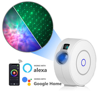 Projecteur Ciel Étoilé Intelligent et Moderne 7 Couleurs avec Minuteur USB, Lampe de Nuit Écologique pour Bébé, 4 Angles Réglables, Activé par la Voix, Application Mobile pour Chambre