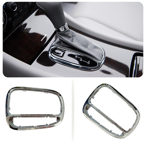 Anneau décoratif pour levier de vitesses Mercedes-Benz W203, cadre en acier inoxydable électroplaqué 2032671988 - Product Image 3