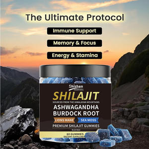 סוכריות גומי שילאג'יט פרימיום OEM/ODM עם אשוגנדה, שורש ברדוק, רעמת האריה, אזוב ים - תמיכה חיסונית, זיכרון, ריכוז, אנרגיה וסיבולת - Product Image 5