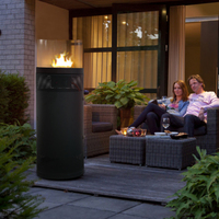 Foyer à gaz rond sans fumée de haute qualité pour l'hiver, en promotion, pour restaurants et jardins