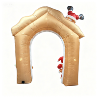Décoration de Noël gonflable en polyester de 10 pieds en forme de bonhomme de neige de dessin animé