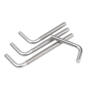 M4 M5 M6 Roestvrij Staal Ss304 Ankerbout J Haakbout Met Moer En Rubberen Wasmachine Dakklem Clip Buig L Haak Bout - Product Image 6
