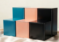 Boîte en métal carrée personnalisée avec couvercle, boîte de rangement hermétique en métal pour thé, café, bonbons, aliments, cuisine et emballage cadeau