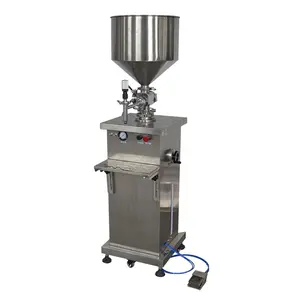 Machine de remplissage Quantitative manuelle de bouteille en métal de pâte de chocolat de noisette liquide de bâton de miel de Gel