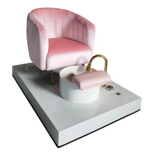 Kisen 2025 Nuevo Equipo de Salón de Uñas de Lujo Color Rosa, Silla de Pedicura y Manicura, Sillas de Masaje para Spa de Pies en Venta - Product Image 1