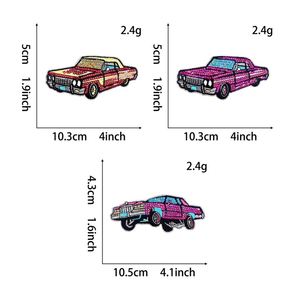 Iron-on Multicolor <b>Sequin</b> Embroidery Hawaiian Bikini Sunglass Surf Truck Car Cocktail Patch for Clothes <b>Bag</b> Decoration - Product Image 5