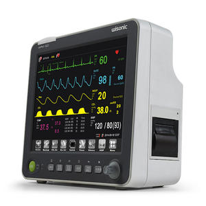 Moniteur multiparamètres portable Huasheng WPM-120 pour lit, multifonctionnel, ECG, fréquence cardiaque, pouls, surveillance des signes vitaux - Product Image 4