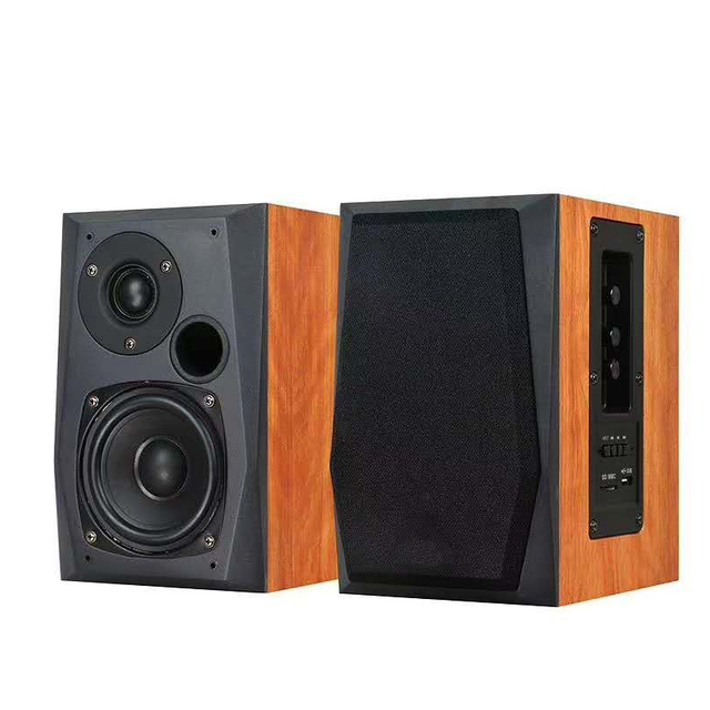 Vofull Multimedia Monitor Bookshelf Speaker Four-Way Bookshelf Speaker HIFI Bookshelf Speaker System
