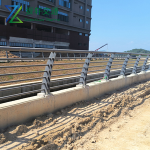 Fabrika doğrudan paslanmaz çelik açık çit kurulu nehir manzara korkuluk köprü trafik bariyeri - Product Image 4