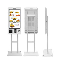 Terminal de paiement en libre service automatique Kiosque d'imprimante Scanner de code QR Machine de kiosque de commande de paiement en libre-service