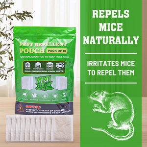 Lot de 10 répulsifs écologiques à l'<span class=keywords><strong>huile</strong></span> de menthe poivrée naturelle pour le contrôle des animaux, dissuasif pour souris et rats, sous-sols, greniers, bureaux, camping-cars - Product Image 1