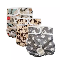 Couches réutilisables pour chiots Couches lavables pour chiennes