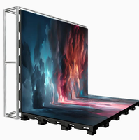 Display a LED interattivo a colori p3.91 per interni, per palcoscenici, eventi, discoteche, matrimoni e spettacoli dal vivo.