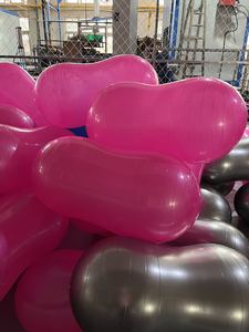 Onestarsports Tùy Chỉnh Chất Lượng Cao Chống Burst PVC Yoga Hình Bầu Dục Cân Bằng Tập Thể Dục Đậu Phộng Phòng Tập Thể Dục Bóng - Product Image 4