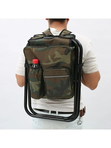 <b>Camping</b> Folding Chair Fishing Chair with Cooler Bag Combine Set Portable Backpack Picnic Tools Bag Hiking Seat <b>Table</b> Bags - Product Image 2