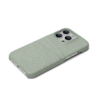 Étui de téléphone portable cyan clair avec sac à cartes pour Ip 16 15 13 12 11 14 Pro Max Mini Xr Xs X 16 Plus portefeuille fonction couverture de téléphone