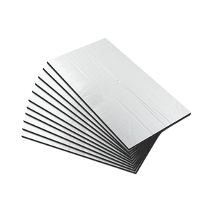 Mat de réduction du bruit automobile en mousse d'aluminium de 0,2 pouce, écologique, adhésif, garantie 3 ans pour les portes, le capot, le coffre, <span class=keywords><strong>insonorisation</strong></span> - Product Image 1