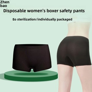 Boxer <span class=keywords><strong>jetable</strong></span> pour femme, stérilisation quotidienne sans rinçage, sans couture, à quatre coins, pour sauna, hôtel, usage individuel, emballage individuel - Product Image 3