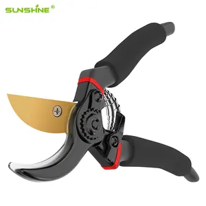 SUNSHINE 8" Professional Premium Titanium Bypass Pruning Shears Garden Tool