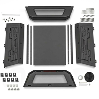Capot de camionnette en aluminium, coque de camping imperméable et verrouillable, toit rigide durable de 5 pieds pour pick-up, rangement de matériel tout-terrain 4x4