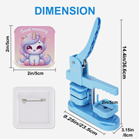 Máquina para Hacer Chapas de Imán de Hierro de 50 mm, Máquina para Hacer Botones de Esmalte, Gran Venta