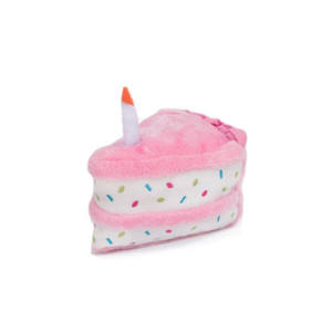 New interactive <span class=keywords><strong>squeak</strong></span> pet festa di compleanno peluche cane giocattolo torta - Product Image 3