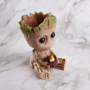 2023 Offre Spéciale maceta Groot pot de fleur ornements <span class=keywords><strong>cadeaux</strong></span> promotionnels PVC Groot moderne jardin planteur noël enfants <span class=keywords><strong>cadeaux</strong></span> <span class=keywords><strong>idées</strong></span> - Product Image 5