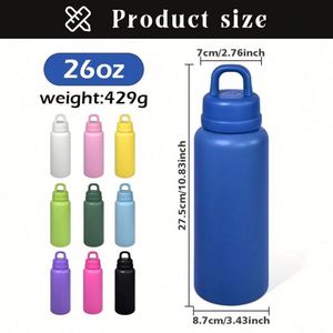 Bouteille d'eau de sport de 32 oz avec logo personnalisé, grande capacité, gobelet en plastique, corde portable, gobelet spatial, vente chaude, bouteille de voyage en plein air - Product Image 4