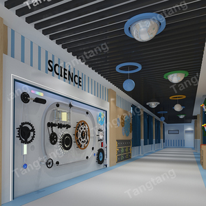 Pared Educativa Interactiva STEM con Temática Espacial para Interiores, Personalizable, para Escuelas Internacionales, Salas de Ciencias y Museos Infantiles - Product Image 1
