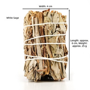 Bâtons d'encens d'aromathérapie en gros : <span class=keywords><strong>Sauge</strong></span> <span class=keywords><strong>blanche</strong></span> américaine de Californie, cèdre, <span class=keywords><strong>sauge</strong></span> bleue, Palo Santo du Pérou pour purifier l'air - Product Image 5