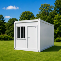 Maison conteneur préfabriquée en acier pliable de type Z, assemblage rapide, maison modulaire compacte avec chambre, cuisine et salle de bain pour hôtel