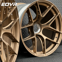 Rines EVOR Forjados de Aleación Personalizados de Lujo en Dorado Santin, 5x127, 5x112, 5x114.3, 5x120, Cóncavos, de 15, 18, 19 y 26 Pulgadas para Autos