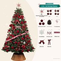 Luxuriöses Weihnachtsbaum-Dekorationspaket Weihnachtsdekorations-Set Szenenlayout Weihnachtsbaum-Set Großhandel