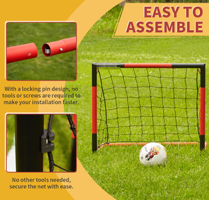 <span class=keywords><strong>Porte</strong></span> da Calcio per Giardino con Reti di Protezione Resistenti per Allenamento di Calcio, per Centri Sportivi e Scuole - Product Image 4