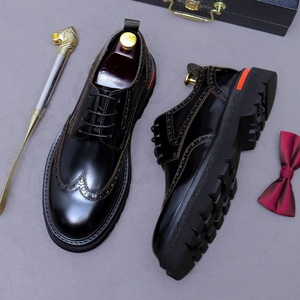 ASTON M.JAZZ 66301 Zapatos de Vestir con Cordones de Cuero Genuino Estilo Europeo para Hombre, Zapatos Derby Casuales de Negocios con Entresuela de Goma Gruesa - Product Image 3